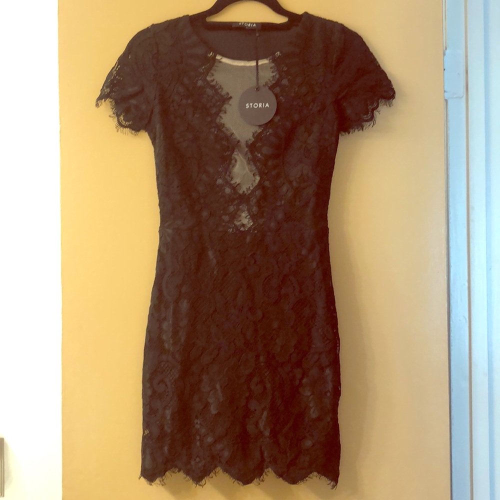 Black Lace Dress